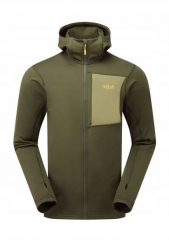 Bluza superflux hoody-army-m firmy RAB. Bluzy nierozpinane męskie Visent, m, bez wzorów, bez ramiączek, bez kaptura. Za 445.48 zł.