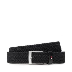 Pasek Męski Tommy Hilfiger. Czarne paski męskie Tommy Hilfiger, bez wzorów. Za 179.99 zł.