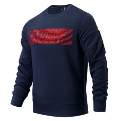 Bluza męska EXTREME HOBBY HIDDEN. Niebieskie bluzy nierozpinane męskie EXTREME HOBBY, m, bez wzorów, z bawełny, klasyczne, bez ramiączek, bez kaptura. Za 199.00 zł.