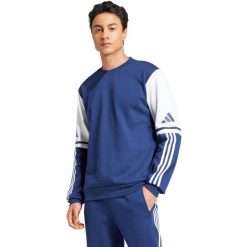 Bluza męska adidas Squadra 25 Sweat Crew. Białe bluzy nierozpinane męskie ADIDAS, m, bez wzorów, z bawełny, młodzieżowe, bez ramiączek, bez kaptura. Za 212.75 zł.