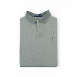 Second life - Koszulka polo męska z krótkim rękawem szara - Stan dobry. Szare koszulki polo męskie Ralph Lauren, m, bez wzorów, sportowe, bez kołnierzyka, bez ramiączek. Za 97.25 zł.