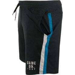 Spodenki męskie ATH-DPT Iorio – 100% bawełna. Czarne szorty sportowe męskie ZFOAM, bez wzorów, z bawełny, sportowe. Za 170.99 zł.