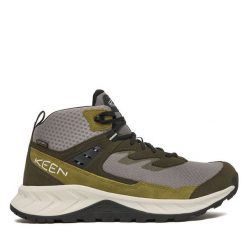 Trekkingi Keen. Szare buty trekkingowe męskie Keen, bez wzorów, bez zapięcia, trekkingowe. Za 679.99 zł.