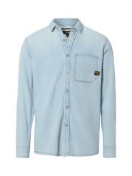 G-Star RAW Męska koszula dżinsowa - Asinart 80Z Denim Mężczyźni Regular Fit Bawełna (100%) niebieski jednolity, XL. Niebieskie koszule męskie G-Star Raw, m, bez wzorów, z bawełny, bez kołnierzyka, bez ramiączek. Za 499.95 zł.