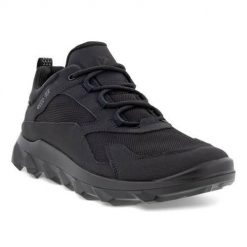 Buty do chodzenia męskie Ecco Mx Gtx Low. Czarne buty sportowe na co dzień męskie ecco, m, bez wzorów, z materiału, bez ramiączek, bez kaptura, trekkingowe. Za 703.00 zł.