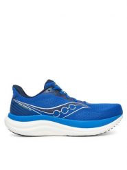 Saucony Buty do biegania Triumph 23 S21023 Niebieski. Niebieskie buty do biegania męskie Saucony, bez wzorów, z materiału, bez zapięcia, do biegania. Za 689.99 zł.
