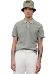 Marc O'Polo Polo B21226653000 Szary Regular Fit. Szare koszulki polo męskie Marc O'Polo, m, bez wzorów, z bawełny, bez kołnierzyka, bez ramiączek. Za 279.99 zł.
