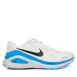 Buty do biegania Nike. Białe buty do biegania męskie Nike, bez wzorów, bez zapięcia, do biegania. Za 599.99 zł.