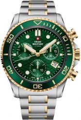 Zegarek Swiss Military Hanowa Zegarek męski Swiss Military by Chrono SM34101.05 srebrny. Szare zegarki męskie Swiss Military Hanowa, srebrne. Za 2,490.00 zł.