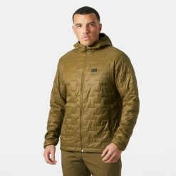 Kurtka narciarska z kapturem Helly Hansen Lifaloft. Brązowe kurtki narciarskie i snowboardowe męskie Helly Hansen, m, bez wzorów, z kapturem, narciarskie. Za 922.00 zł.