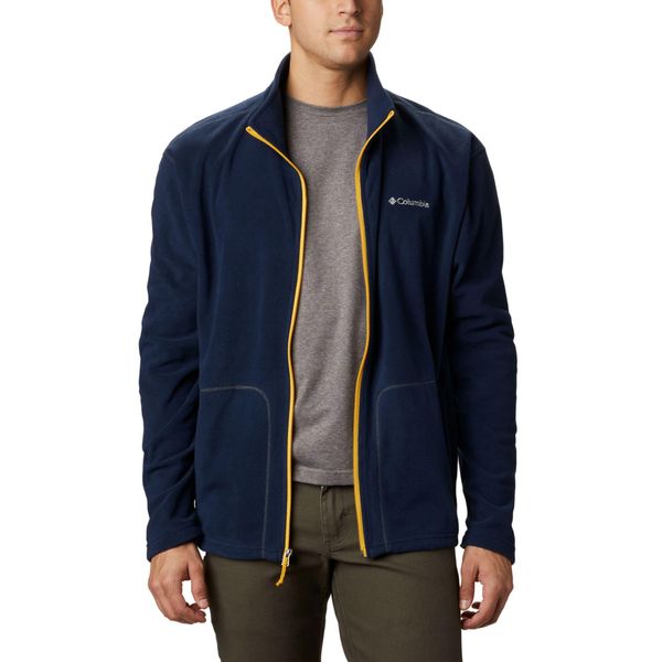 Polar turystyczny męski Columbia Fast Trek Light. Niebieskie bluzy z polaru męskie Columbia, m, bez wzorów, z polaru, sportowe, bez ramiączek, bez kaptura. Za 169.00 zł.