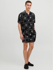 Jack & Jones Koszula Jorluke 12255727 Czarny Relaxed Fit. Czarne koszule męskie Jack & Jones, l, bez wzorów, z wiskozy, bez kołnierzyka, bez ramiączek. Za 119.99 zł.