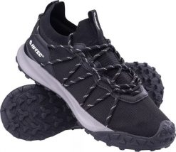 Buty trekkingowe męskie Hi-Tec Męskie buty trekkingowe turystyczne Hi-tec Stricko czarne rozmiar 41. Czarne buty trekkingowe męskie Hi-tec, bez wzorów, bez zapięcia. Za 123.09 zł.