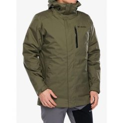 Kurtka 3w1 Columbia Oak Harbor Interchange Jacket - stone green S. Zielone kurtki męskie Columbia, m, bez wzorów, z puchu, sportowe, bez ramiączek, bez kaptura. Za 911.39 zł.