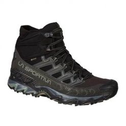 Buty trekkingowe męskie La Sportiva La Ultra Raptor Ii Mid Gtx. Buty zimowe męskie La Sportiva, bez wzorów, z materiału, sportowe, za kostkę, bez obcasa, bez zapięcia. W wyprzedaży za 833.55 zł.