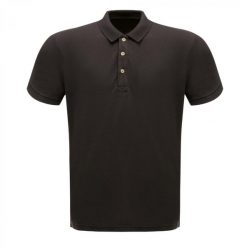 Koszulka Polo Męska Classic. Czarne koszulki polo męskie Regatta, m, bez wzorów, sportowe, bez kołnierzyka, bez ramiączek. Za 55.99 zł.