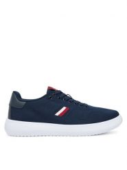 Tommy Hilfiger Sneakersy Modern Lightcup FM0FM05528 Granatowy. Niebieskie buty sportowe na co dzień męskie Tommy Hilfiger, m, bez wzorów, z materiału, bez ramiączek, bez kaptura. Za 279.99 zł.