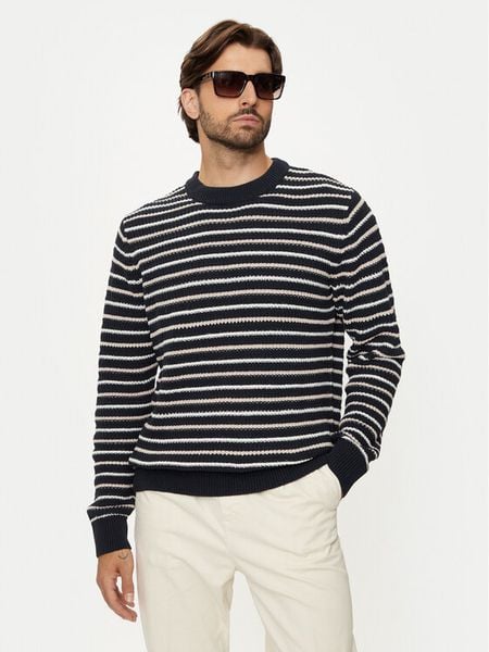 Jack & Jones Sweter Bronx 12264080 Granatowy Regular Fit. Niebieskie kardigany męskie Jack & Jones, m, bez wzorów, z syntetyku, bez ramiączek. Za 89.99 zł.