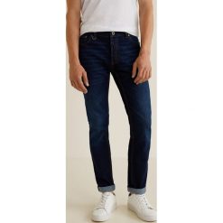 Mango Man - Jeansy Tim3. Niebieskie jeansy męskie Mango Man, z bawełny. Za 199.90 zł.