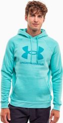 Bluza męska Under Armour Rival Fleece Logo HD morska 1379758 482 XL. Zielone bluzy nierozpinane męskie Under Armour, m, bez wzorów, bez ramiączek, bez kaptura. Za 360.06 zł.