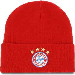 Czapka adidas - Fcb 3S Woolie DI0246 Fcbtru/White. Czerwone czapki męskie ADIDAS, z materiału. Za 69.00 zł.