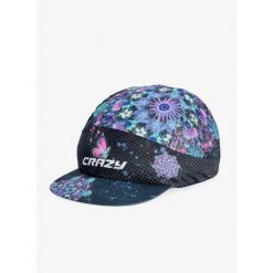 Czapka z daszkiem do biegania Crazy Pacman Cap Run - mandala. Niebieskie czapki męskie CRAZY, bez wzorów. Za 156.99 zł.