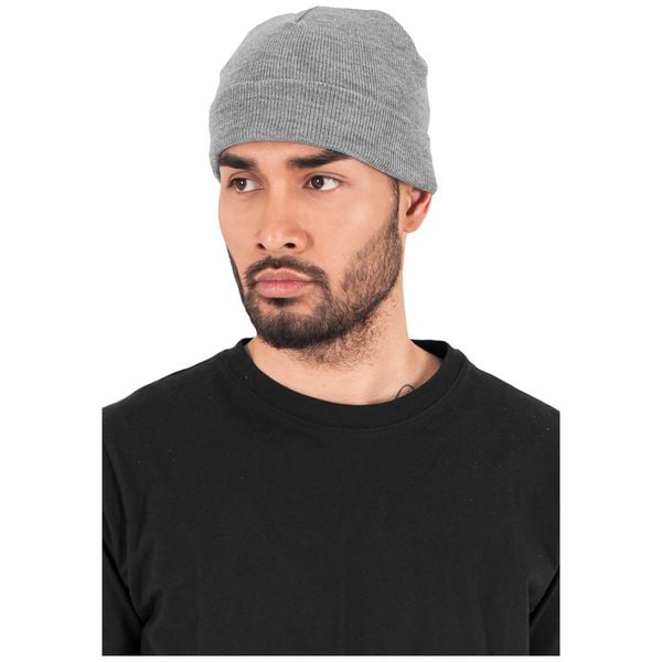 Czapka Flexfit heavyweight. Szare czapki męskie FLEXFIT, bez wzorów. W wyprzedaży za 22.50 zł.