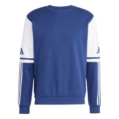 Bluza męska adidas Squadra 25 Sweat Crew. Białe bluzy nierozpinane męskie ADIDAS, m, bez wzorów, z bawełny, młodzieżowe, bez ramiączek, bez kaptura. Za 148.00 zł.