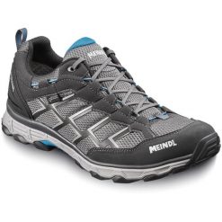 Buty Activo GTX. Szare buty trekkingowe męskie Meindl, bez wzorów, z gore-texu, sportowe, bez obcasa, bez zapięcia. Za 899.00 zł.