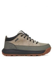 Skechers Trekkingi Cambert 210900 CMNT Szary. Szare buty trekkingowe męskie Skechers, bez wzorów, ze skóry, sportowe, bez obcasa, bez zapięcia. Za 379.99 zł.