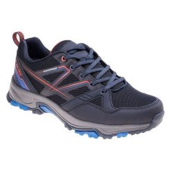 Męskie Buty Do Chodzenia Makael. Niebieskie buty trekkingowe męskie Hi-tec, bez wzorów, bez zapięcia, trekkingowe. Za 109.99 zł.