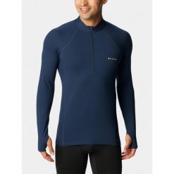 Koszulka Termiczna Męska Columbia Midweight Stretch HZ. Niebieskie bielizna termoaktywna męska Columbia, m, bez wzorów, bez ramiączek, omni-heat (columbia). Za 199.99 zł.