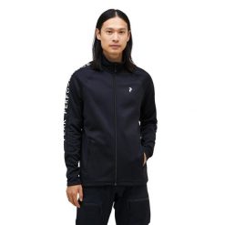Bluza Peak Performance męska Rider Zip Jacket czarna - M. Czarne bluzy nierozpinane męskie Peak Performance, m, bez wzorów, bez ramiączek, bez kaptura. W wyprzedaży za 579.00 zł.