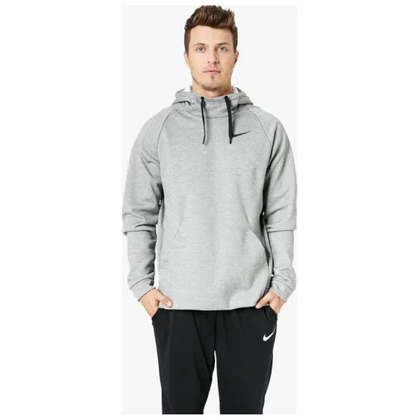 Nike Bluza Thrma Hd Po , szary, rozmiar L. Szare bluzy nierozpinane męskie Nike, l, bez wzorów, z bawełny, z kapturem. W wyprzedaży za 179.99 zł.