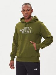 The North Face Bluza Drew Peak Light NF0A8C1B Zielony Regular Fit. Zielone bluzy nierozpinane męskie The North Face, m, bez wzorów, z syntetyku, bez ramiączek, bez kaptura. Za 299.99 zł.