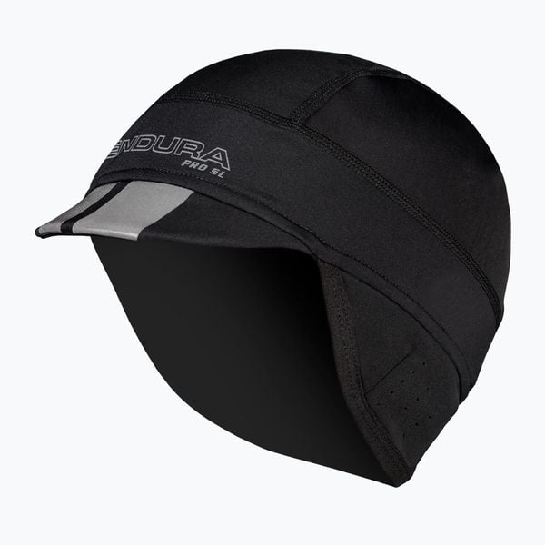 Czapka z daszkiem rowerowa Endura Pro Winter. Czarne czapki męskie ENDURA, bez wzorów, sportowe. Za 149.99 zł.