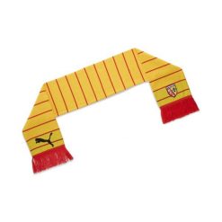 Szalik RC Lens Essentials PUMA Pelé Yellow Red. Czerwone szaliki męskie Puma, bez wzorów, ze lnu, sportowe. Za 109.00 zł.