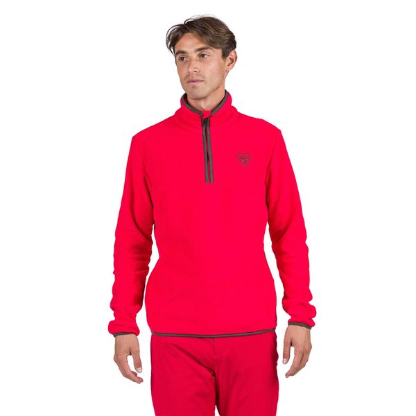 Bluza męska Rossignol Strawpile Fleece Hz. Czerwone bluzy nierozpinane męskie Rossignol, m, bez wzorów, sportowe, bez ramiączek, bez kaptura. Za 279.99 zł.