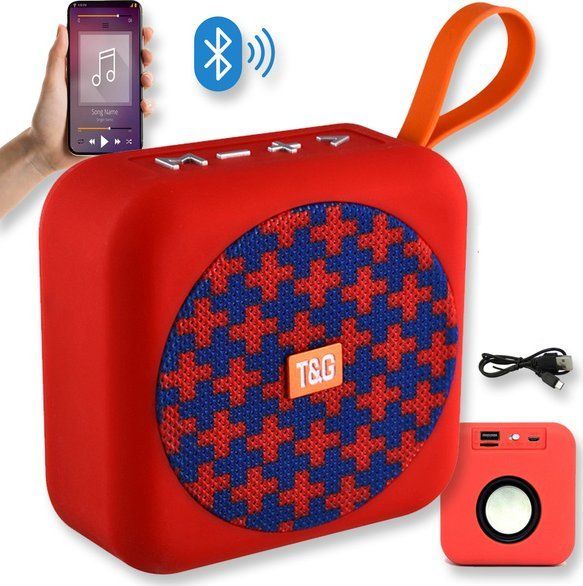 Głośnik T&G GŁOŚNIK BLUETOOTH BEZPRZEWODOWY PRZENOŚNY MOBILNY FM BOOMBOX BT USB RADIO TG505. Głośniki przenośne T&G. Za 45.00 zł.