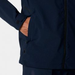 Kurtka przeciwdeszczowa Helly Hansen HP Racing Hooded Jacket 2.0 - navy. Niebieskie kurtki męskie Helly Hansen, m, bez wzorów, bez ramiączek, bez kaptura. Za 807.65 zł.