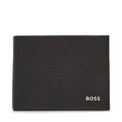 Portfel BOSS. Czarne portfele męskie Boss, bez wzorów. Za 449.99 zł.