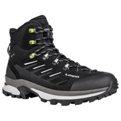 Buty trekkingowe męskie Lowa Randir Mid Gtx. Czarne buty trekkingowe męskie Lowa, bez wzorów, z materiału, za kostkę, bez zapięcia. Za 1,266.00 zł.