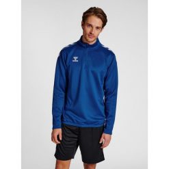 Bluza do piłki ręcznej dla dorosłych Hummel hml CORE XK. Niebieskie bluzy nierozpinane męskie HUMMEL, m, bez wzorów, sportowe, bez ramiączek, bez kaptura. Za 204.00 zł.