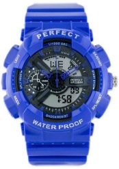 Zegarek Perfect ZEGAREK MĘSKI PERFECT SHOCK - blue. Niebieskie zegarki męskie Perfect. Za 151.80 zł.