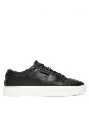 Calvin Klein Sneakersy Clean Cup Low Laceup Perf Lth HM0HM01870 Czarny. Czarne buty sportowe na co dzień męskie Calvin Klein, m, bez wzorów, ze skóry, bez ramiączek, bez kaptura. Za 399.99 zł.