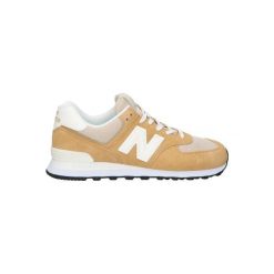 Buty New Balance 574 Unisex Brązowe. Brązowe buty do biegania męskie New Balance, bez wzorów, z zamszu, bez zapięcia, do biegania, new balance 574. W wyprzedaży za 440.60 zł.