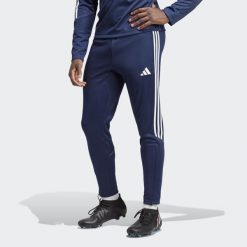 Tiro 23 Club Training Pants. Białe długie spodnie sportowe męskie ADIDAS, bez wzorów, z dresówki. Za 144.99 zł.