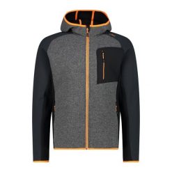 Bluza męska turystyczna CMP 34M2727. Szare bluzy nierozpinane męskie CMP, m, bez wzorów, sportowe, bez ramiączek, bez kaptura. W wyprzedaży za 469.50 zł.