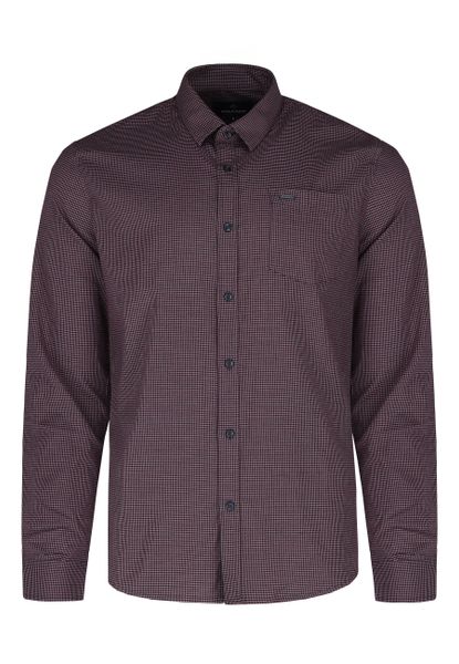 Koszula z wzorem K-MAFITO. Fioletowe koszule męskie Volcano, l, bez wzorów, z bawełny, bez kołnierzyka, bez ramiączek. Za 149.99 zł.