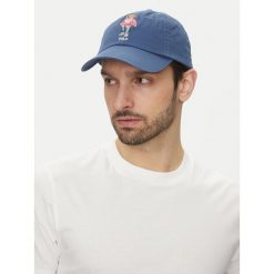 Czapka z daszkiem Polo Ralph Lauren. Niebieskie czapki męskie Polo Ralph Lauren, bez wzorów. Za 259.99 zł.